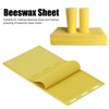 Beeswax Press Sheet Mould, 2PCS Rubber Yellow Toughness DIY Press