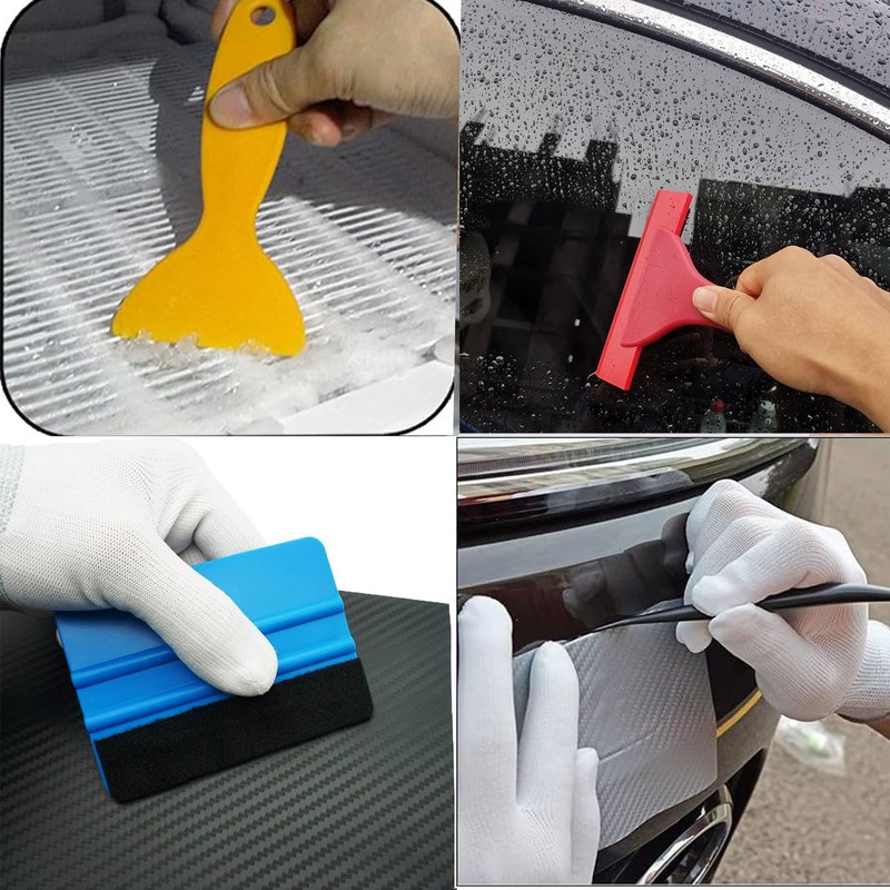 FUYUERO Car Film Scraper Car Wrapping Film Application Tool Kit