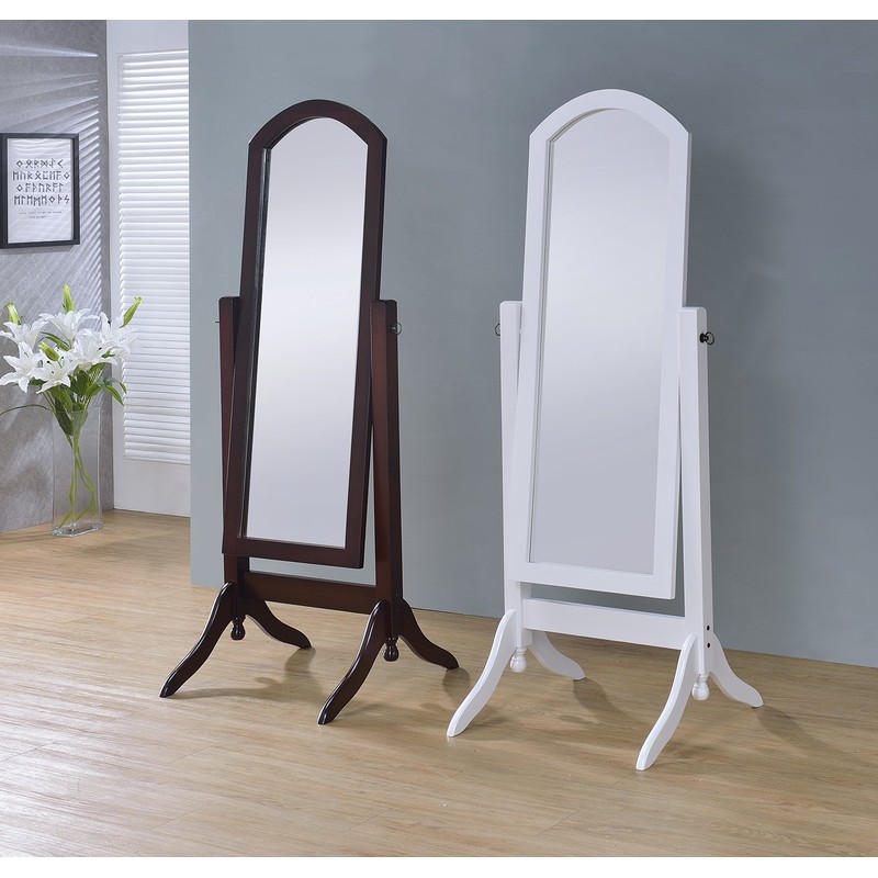 Proman Products Barrington Cheval Mirror, White