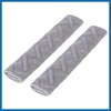 A ABSOPRO 4 Pcs Plush Gray Car Seat Belt Protector
