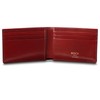 Bosca Roma Italia-Small Bifold Wallet, Burgundy, One Size