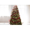 2 Pack Red Super Duper Thick Tinsel Garland 50 Ft