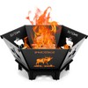 Fire Pit for Camping- 23Inch Small Collapsible Firepit for Patio