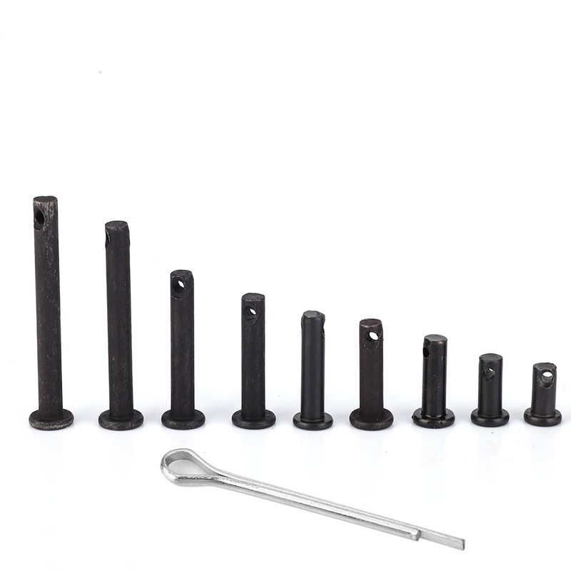 90Pcs Flat Head Dowel Pins 90Pcs M5 Cotter Pins with