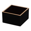 Ichi Shoji 039961 Lacquerware Black Round Gold