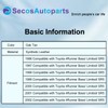 SecosAutoparts Driver & Passenger Side Bottom Microfiber Leather Seat Cover