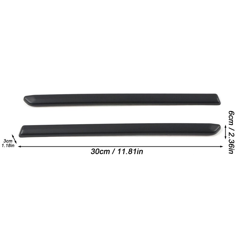 Matte Black Front Center Grille Inserts Cover Trim Replace for