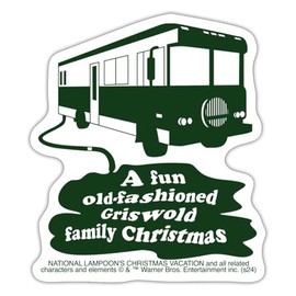 Spreadshirt Beautiful Gift A Fun Griswold Family Christmas Sticker, Max. 10 x 10 cm, 10 x 10 cm, Matt White
