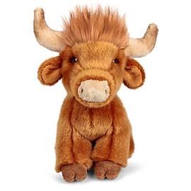 Animigos World of Nature 20cm Plush Highland Cow Soft Toy