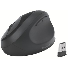 Kensington Wireless Ergonomic Mouse - Pro Fit Ergo Dual Wireless Mouse For Laptop / Desktop / PC / Gaming, with 2.4G USB or Bluetooth Connection, 3 DPI Settings & 5 Buttons - Black (K75404EU)