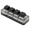 Mini 4 Key Gaming Keyboard Mechanical Keypad Type C to