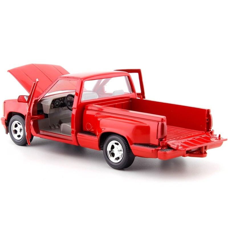 1992 GMC Sierra GT Red Pickup Truck 1/24 Diecast Model
