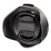 Hama Gegenlichtblende für Weitwinkelobjektive, Objektivdeckel, Einschraubfassung 62 mm, Schwarz