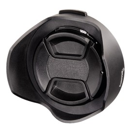 Hama Gegenlichtblende für Weitwinkelobjektive, Objektivdeckel, Einschraubfassung 62 mm, Schwarz