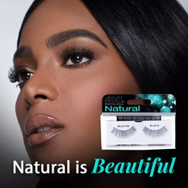 Ardell Natural Lashes False Eyelashes Beauties - Black, Full Volume, Lightweight, Reusable Strip Lashes for Natural Look, 4 Pack