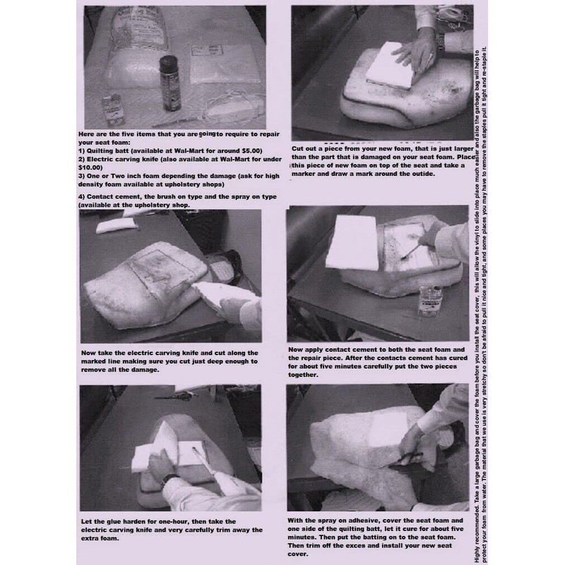 New Replacement seat Cover fits Skidoo Elan 1973 Ski doo