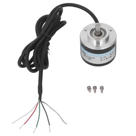 2 Phase Incremental Encoder, 50mm Outer Diameter IP50 PNP Encoder for Automatic Fixed Length Leather (500P/R)