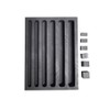 OTOOLWORLD Gold Silver Graphite Ingot Mold Mould Crucible for Melting