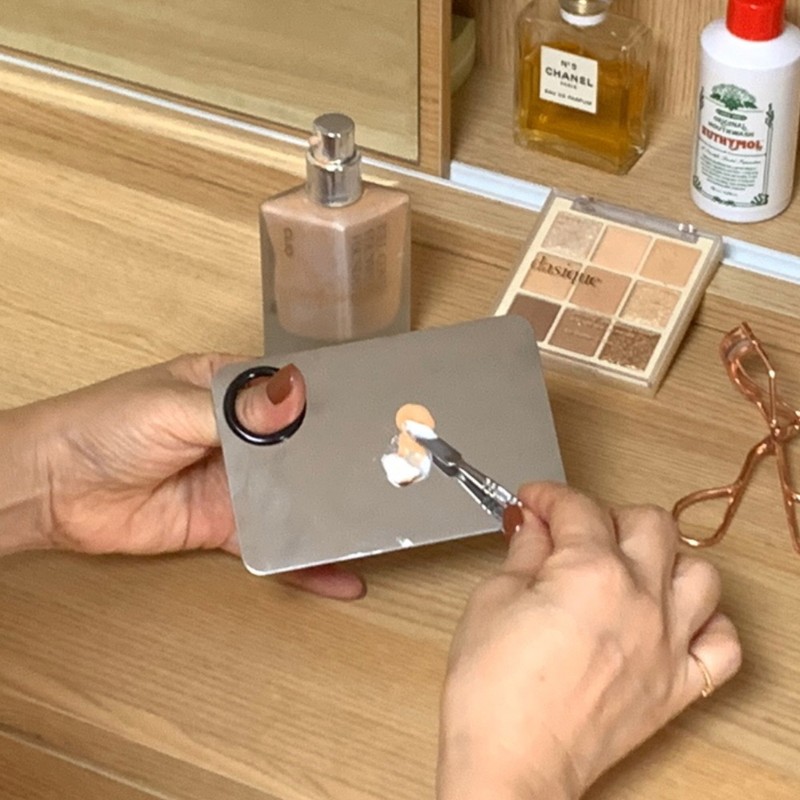 Cellretem Partners Mixing Palette Makeup Mixing Palette Spatula Set Small