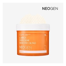 Neogen Carrot Deep Clear Remover Oil Pads (60 sheets) / 네오젠 캐롯 딥클리어 리무버 오일 패드(60매입)