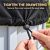 4 Ft Round 210D Waterproof Above Ground Pool Cover with