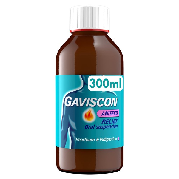 Gaviscon Liquid Heartburn & Indigestion Relief Aniseed Flavour Liquid 300ml