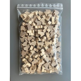 Generisch Toy Figures Rabbits 125 Pieces Nature I Board Game Figures Wooden Board Game Set Game Figures Wood Board Game Set Game Set