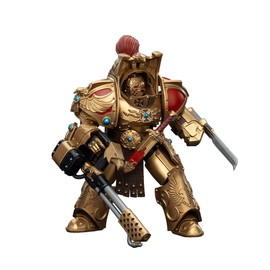JoyToy Warhammer 40K Legio Custodes Aquilon Terminator Squad with Infernus Firespike 1:18 Scale Action Figure