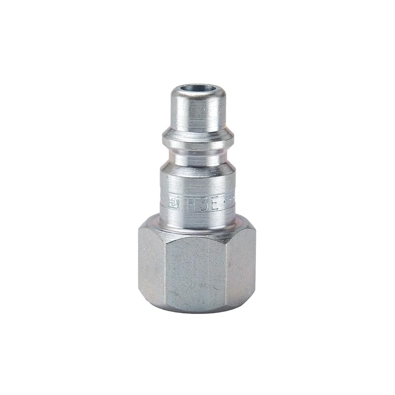 Parker H3C-E Coupler Plug, Steel, FNPT, 3/8 in. Pipe