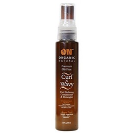 On Organic Natural Curl-N-Wavy Curl Defining Conditioner & Detangler Argan Tree 2 oz