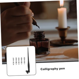 DOITOOL Calligraphy Dip Pen Set Gothic Flat Nibs Creative Signature Pens for Drawing and Signing for Artists and Calligraphy Enthusiasts