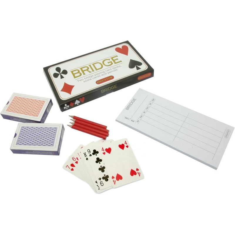 Bridge card game set