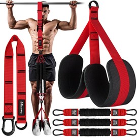 Bandas de asistencia para dominar, banda de resistencia ajustable y resistente para dominar, 3 bandas de dominar, cómodo reposapiés de tela / rodillera, bandas de asistencia para pull-Up,