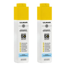 Protector Solar Facial Mineral Ulmar Piel Sensible 2pzs