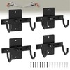 Pistol Wall Mount Rack - Adjustable Handgun Display Holder Fits