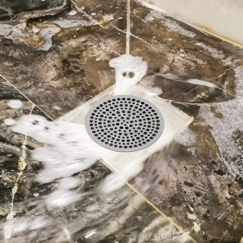 Entatial Drain Strainer, Stainless Steel Round Floor Drain Filter, Drain