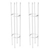 2 Sets Vines Climbing Support Balcony Outdoor Steel Pipe Plant