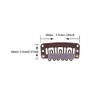 20 Pieces Hair Extensions Clips 32mm U-Shape Snap Clips with