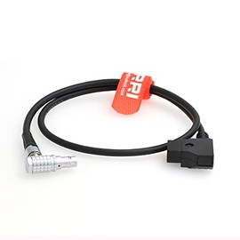 DRRI 0B 7pin to Dtap Wireless Nucleus M Follow Focus Motor Power Cable for Gimbal (RA 7pin Cable)