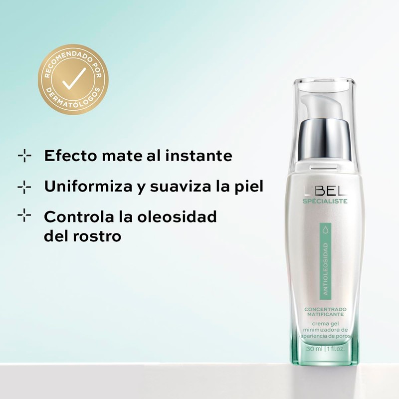 L'BEL - Specialisté Crema Facial Matificante Anti-Oleosidad 30ml