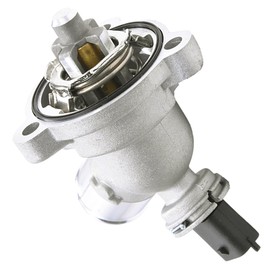FIQAPJ Engine Coolant Thermostat Housing Assembly Compatible with Chevy Spark 2013 2014 2015 1.2L Replace# 96988257,25192923, 902-753