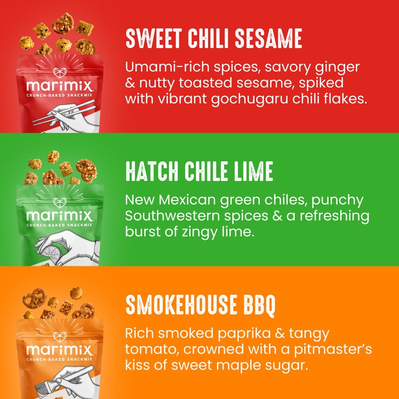 Marimix Mini Snack Mix - 6 pack (Mini Variety, 6