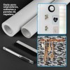 Art3d 12x360 cm Doble Cara Hoja de Cinta para Manualidades,