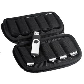 INHEMING USB Drive Case Organiser Fits,USB Flash Drive Case,Electronic Accessories Organiser Storage Case,for 10 USB Sticks/Memory Stick/USB Flash Drive/USB Memory Stick