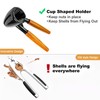Multifunctional Nutcracker and 3 Cleaning Brushes, Nutcracker Walnuts with Non-Slip