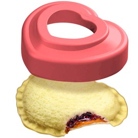 Sandwich Cutter and Sealer (Heart) - Crustless Sandwich Maker - Great for Lunchbox and Bento Box - Boys and Girls Kids Lunch - Sandwich Cutters for Kids