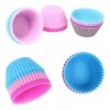 Misorel Charola 6 Cupcake + 12 Moldes De Silicon Hornear