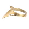 Brass Archery Thumb Ring Portable Finger Protector with Anti Lost