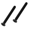 5/16-18 x 3 Trailer Deck Screws Flat Head Floorboard Thread