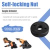 Mesee 5/8-11 Inch Thread Quick Release Angle Grinder Flange Nut